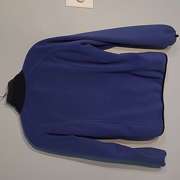 Marmot-Purple Fleece Zip-Up Jacket, Size Medium, with Zippered Pockets - Picture 7 of 8